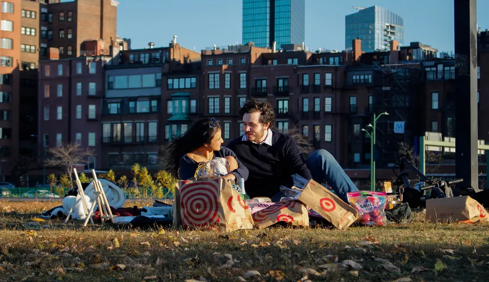 Anniversary portrait in Boston