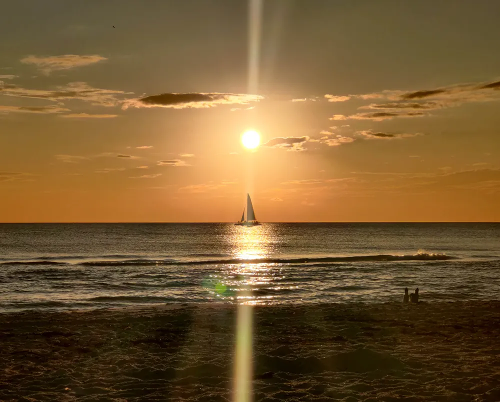 Sunset over Tampa Bay